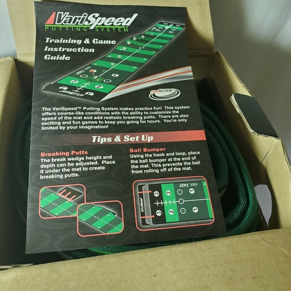 ProActive VariSpeed Putting System SPS004 10' x 20" Mat NIB - Picture 5 of 7